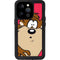 Looney Tunes Tasmanian Devil Zoomed In iPhone 14 Pro Waterproof Case