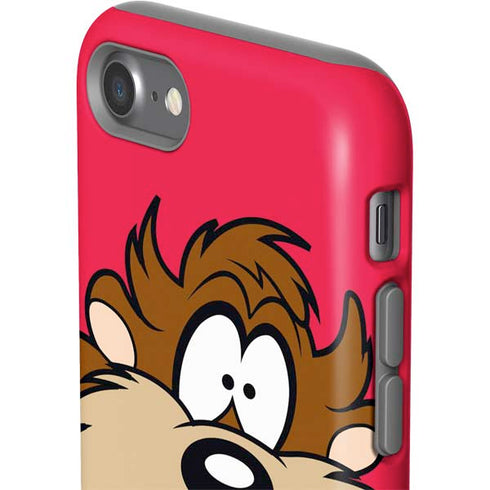 Looney Tunes Tasmanian Devil Zoomed In iPhone SE (2nd & 3rd Gen) Pro Case