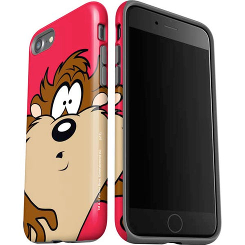 Looney Tunes Tasmanian Devil Zoomed In iPhone SE (2nd & 3rd Gen) Pro Case