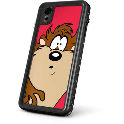 Looney Tunes Tasmanian Devil Zoomed In iPhone XR Waterproof Case