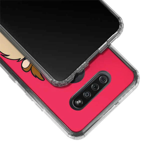 Looney Tunes Tasmanian Devil Zoomed In LG K51/Q51 Clear Case