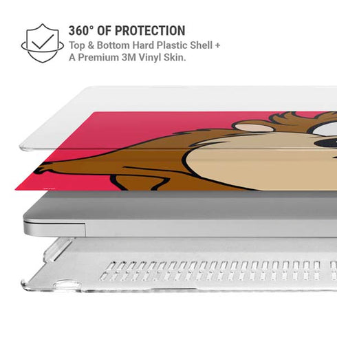 Looney Tunes Tasmanian Devil Zoomed In MacBook Air 15in (2023-2025) Case plus Skin