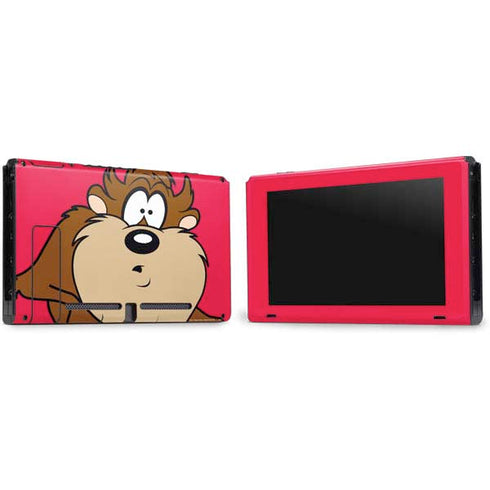 Looney Tunes Tasmanian Devil Zoomed In Nintendo Switch Bundle Skin