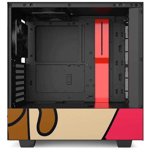 Looney Tunes Tasmanian Devil Zoomed In NZXT H510 Compact ATX Mid-Tower Case Skin