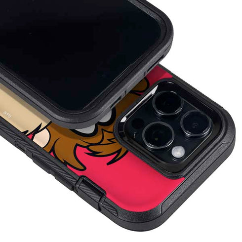 Looney Tunes Tasmanian Devil Zoomed In Otterbox Defender iPhone Skin