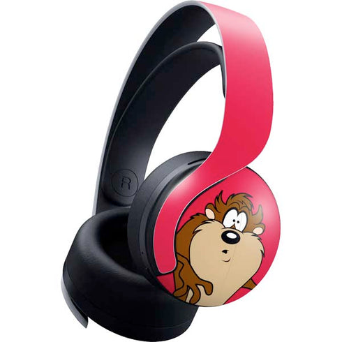 Looney Tunes Tasmanian Devil Zoomed In PULSE 3D Wireless Headset for PS5 Skin