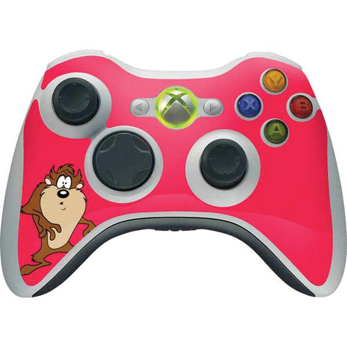 Looney Tunes Tasmanian Devil Zoomed In Xbox 360 Wireless Controller Skin