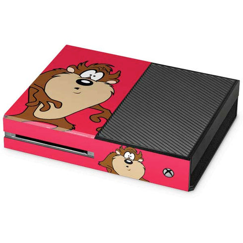Looney Tunes Tasmanian Devil Zoomed In Xbox One Console Skin