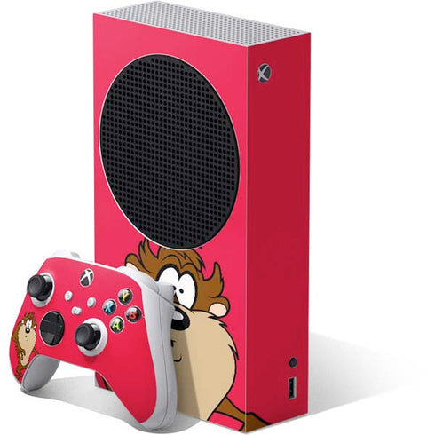 Looney Tunes Tasmanian Devil Zoomed In Xbox Series S Bundle Skin