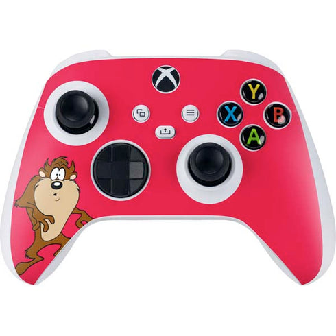 Looney Tunes Tasmanian Devil Zoomed In Xbox Series S Controller Skin