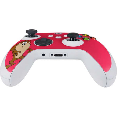 Looney Tunes Tasmanian Devil Zoomed In Xbox Series S Controller Skin