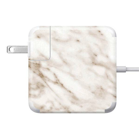 Taupe Marble 85W Power Adapter (15 and 17 inch MacBook Pro Charger) Skin