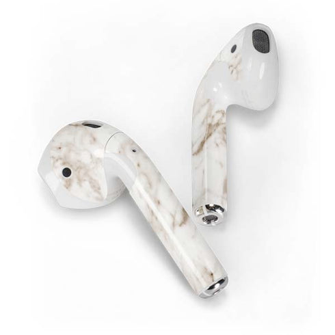 Taupe Marble Apple AirPods Skin
