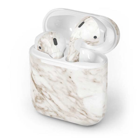 Taupe Marble Apple AirPods Skin
