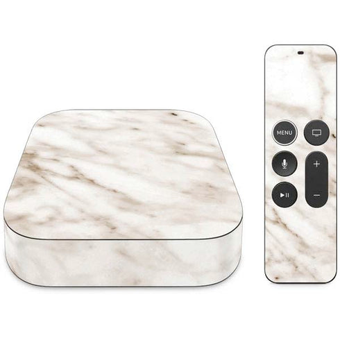 Taupe Marble Apple TV Skin