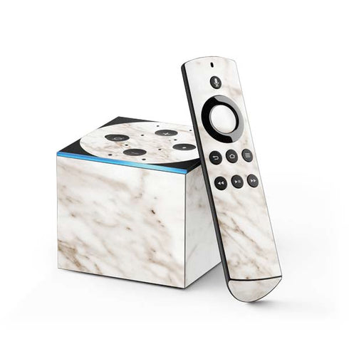 Taupe Marble Fire TV Cube Skin