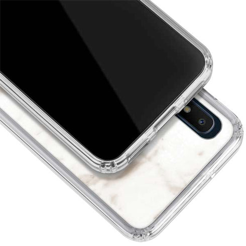 Taupe Marble Galaxy A10e Clear Case