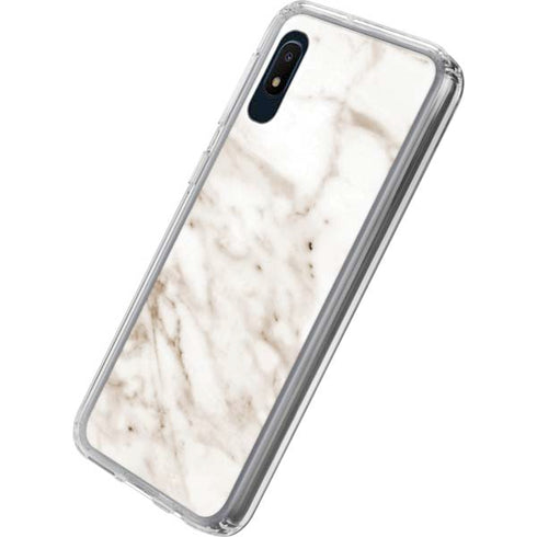 Taupe Marble Galaxy A10e Clear Case