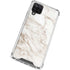 Taupe Marble Galaxy A12 Clear Case