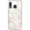 Taupe Marble Galaxy A20 Clear Case