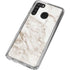 Taupe Marble Galaxy A21 Clear Case