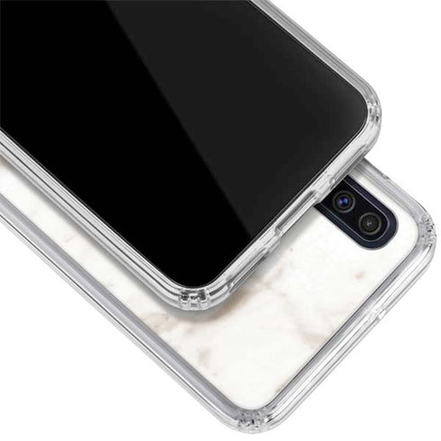 Taupe Marble Galaxy A50 Clear Case