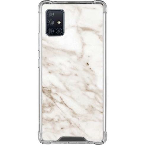 Taupe Marble Galaxy A51 5G Clear Case