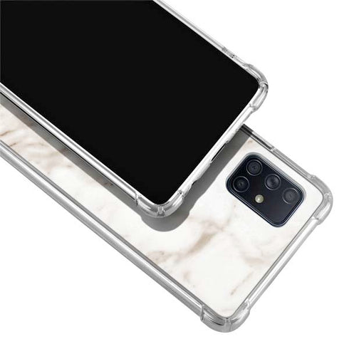 Taupe Marble Galaxy A51 5G Clear Case