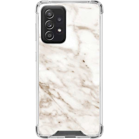 Taupe Marble Galaxy A52 5G Clear Case
