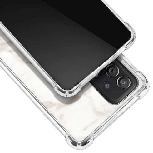 Taupe Marble Galaxy A52 5G Clear Case
