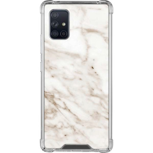 Taupe Marble Galaxy A71 5G Clear Case