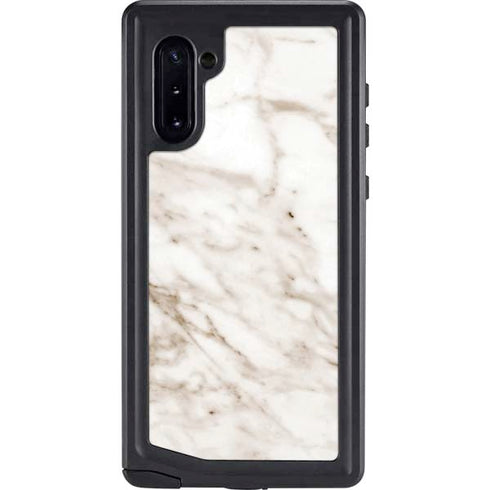 Taupe Marble Galaxy Note 10 Waterproof Case