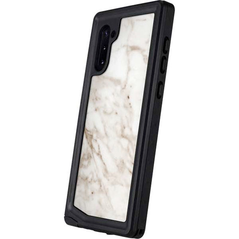 Taupe Marble Galaxy Note 10 Waterproof Case