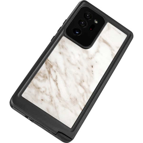 Taupe Marble Galaxy Note20 Ultra 5G Waterproof Case