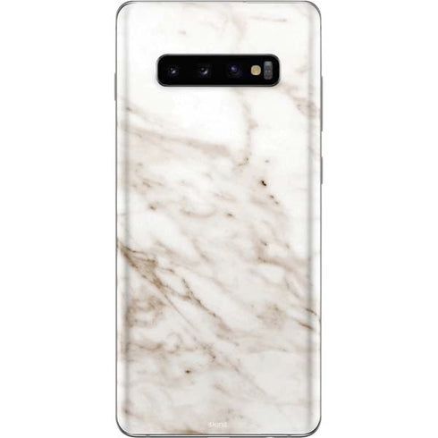 Taupe Marble Galaxy S10 Plus Skin