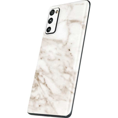 Taupe Marble Galaxy S20 Fan Edition Skin