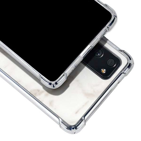 Taupe Marble Galaxy S20 FE Clear Case