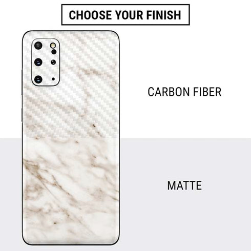 Taupe Marble Galaxy S20 Plus Skin