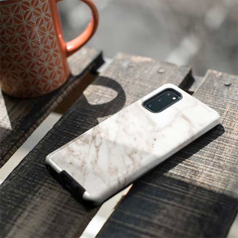 Taupe Marble Galaxy S20 Pro Case