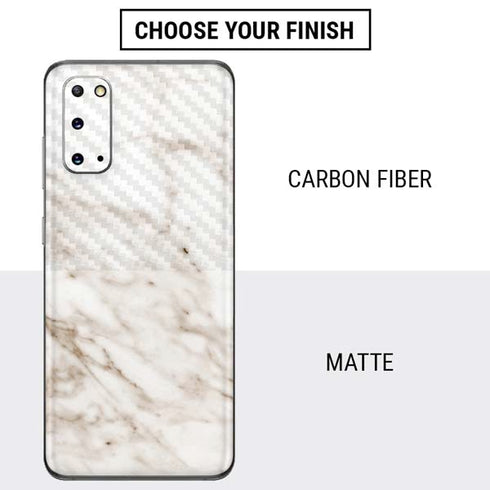 Taupe Marble Galaxy S20 Skin