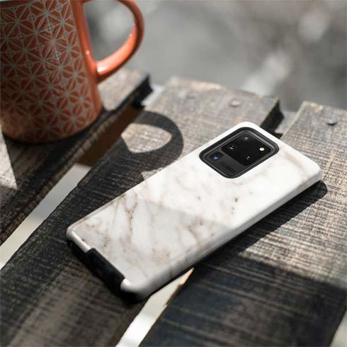Taupe Marble Galaxy S20 Ultra 5G Pro Case