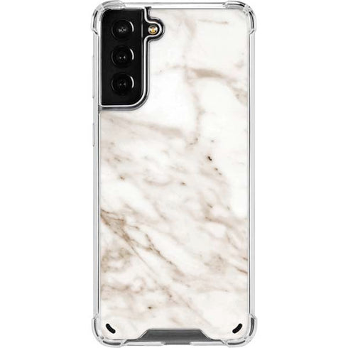 Taupe Marble Galaxy S21 Plus 5G Clear Case