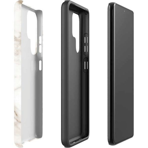 Taupe Marble Galaxy S22 Ultra Pro Case