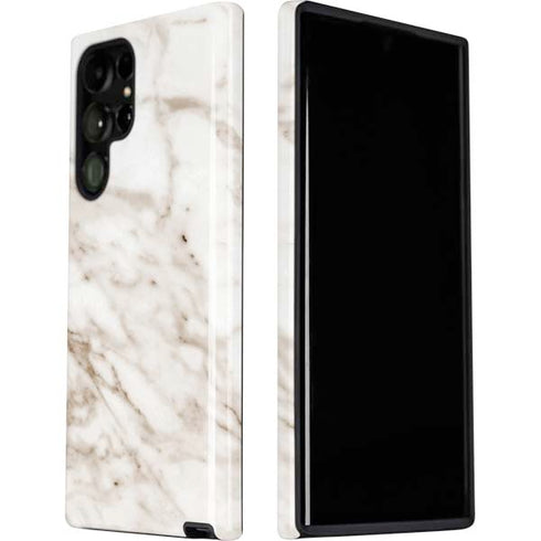 Taupe Marble Galaxy S22 Ultra Pro Case