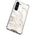 Taupe Marble Galaxy S23 Clear Case