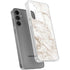 Taupe Marble Galaxy S24 Plus Clear Case