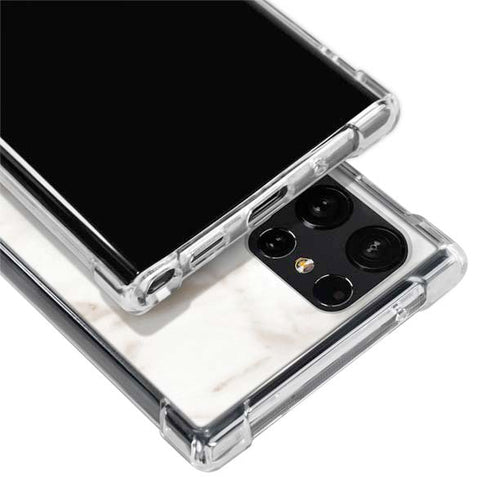 Taupe Marble Galaxy S24 Ultra Clear Case