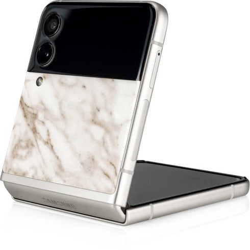 Taupe Marble Galaxy Z Flip3 5G Skin