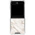 Taupe Marble Galaxy Z Flip5 5G Clear Case