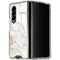 Taupe Marble Galaxy Z Fold4 5G Clear Case